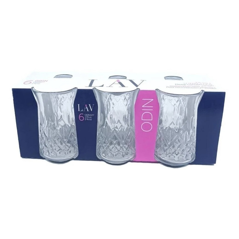 استکان لاو مدل LV-ODN327 بسته 6 عددی