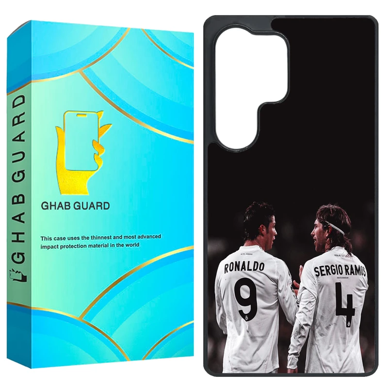 کاور قاب گارد طرح رونالدو و سرجیو مدل GS25U مناسب برای گوشی موبایل سامسونگ Galaxy S25 Ultra 