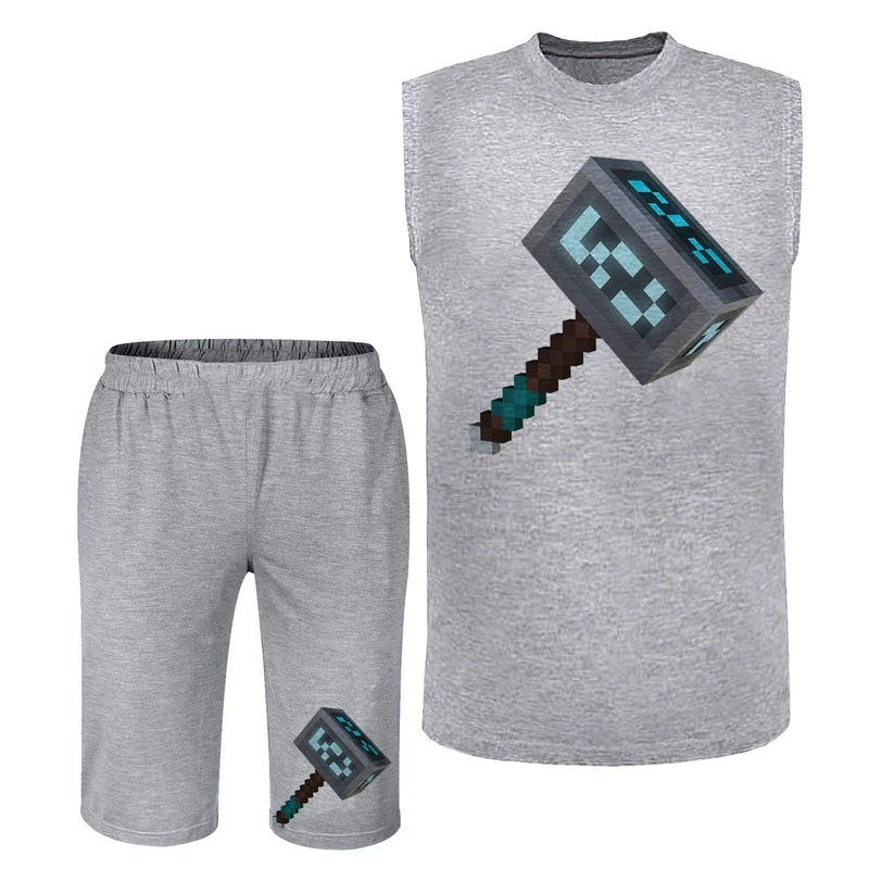 ست تاپ و شلوارک مردانه مدل پتک کد A397