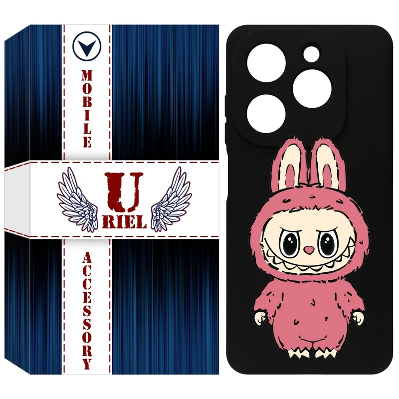 کاور یوریل قاب مدل KSH کد 149 طرح عروسک لبوبو مناسب برای گوشی موبایل تکنو Spark 20 / Spark Go 2024