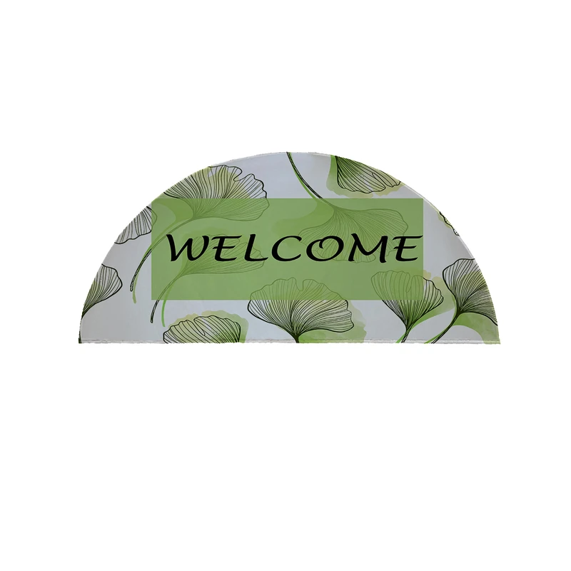 پادری مدل نیم دایره طرح Welcome کد 8734 سایز 90×45 سانتی متر