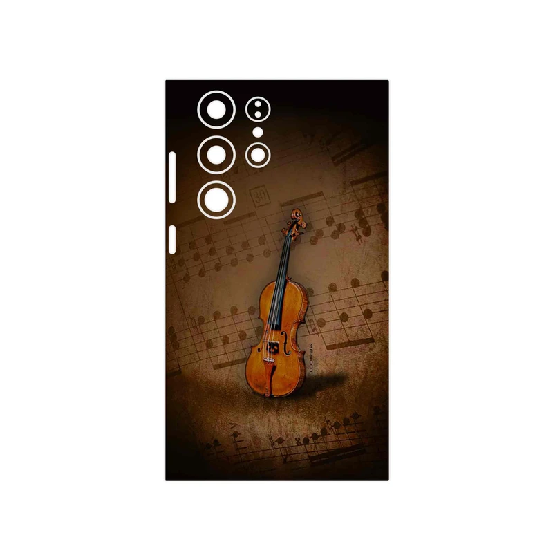 برچسب پوششی ماهوت مدل Violin_Instrument مناسب برای گوشی موبایل سامسونگ Galaxy S23 Ultra