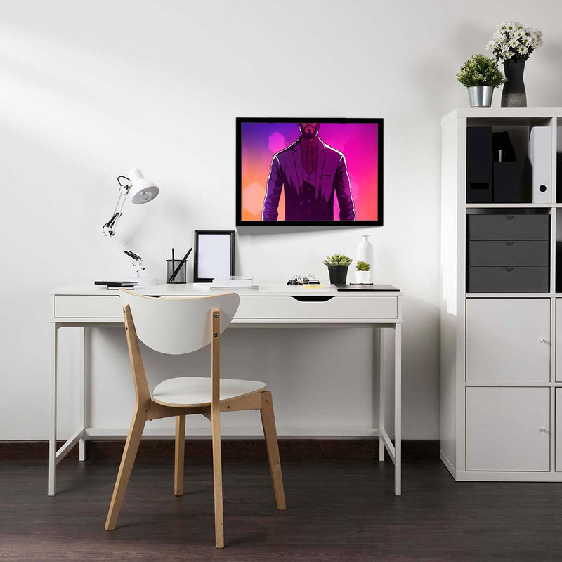 تابلو مدل john wick hex کد F-13020