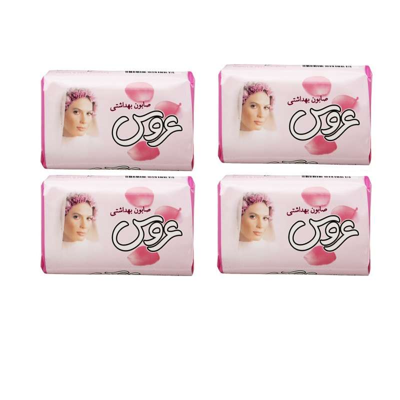 صابون شستشو عروس مدل P-P وزن 75 گرم بسته 4 عددی