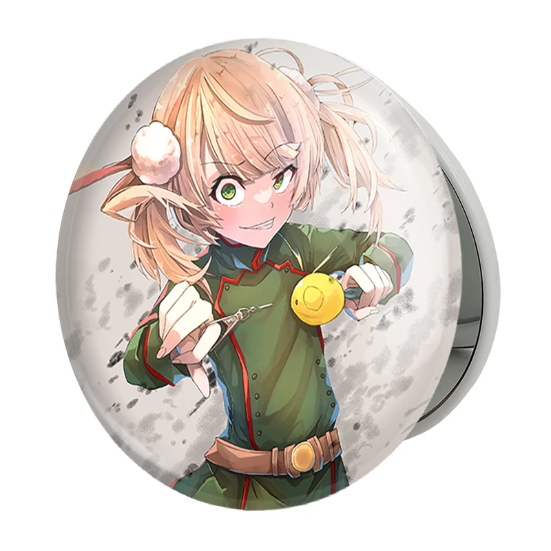 آینه جیبی خندالو طرح تانیا انیمه یوجو سنکی مدل تاشو کد 34668