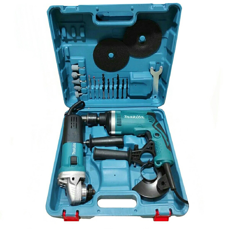 مجموعه 20 عددی دریل چکشی مدل HP1630 به همراه مینی سنگ