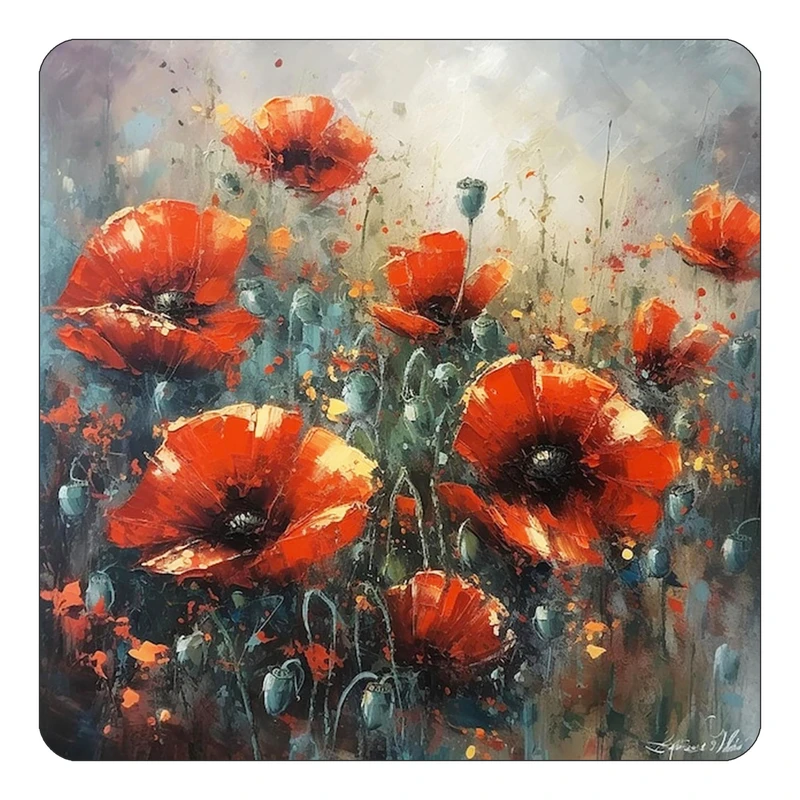 مگنت کاکتی طرح نقاشی رنگ روغن مدل mp69628