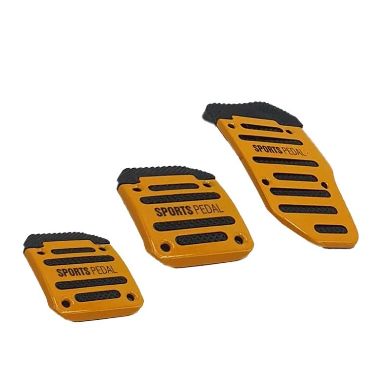 روکش پدال خودرو قطعه سازان کبیر مدل PED-YELOO-3010314 مجموعه 3 عددی