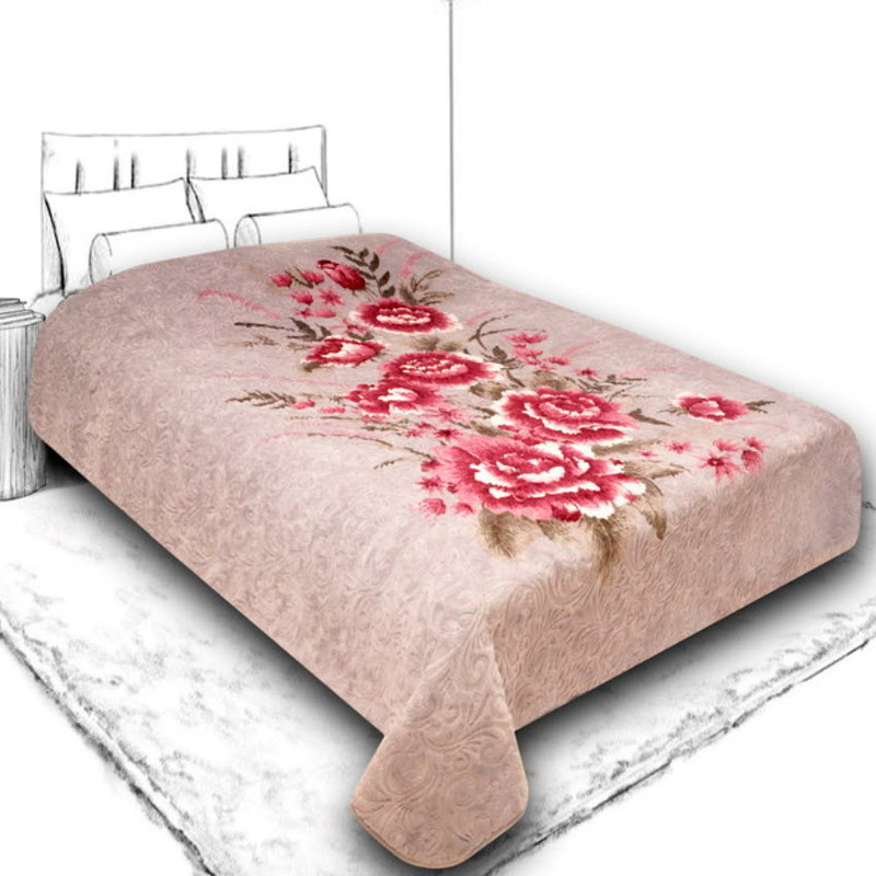 پتو 1 نفره گلبافت مدل برتر کد 110/041 سایز 220x160 سانتی‌متر