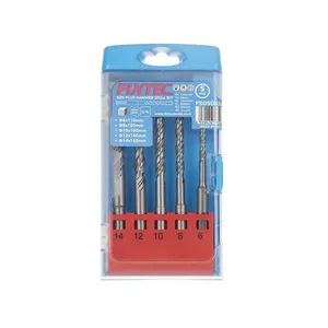 مجموعه 5 عددی مته چهار شیار فیکس تک مدل FSDSDK502