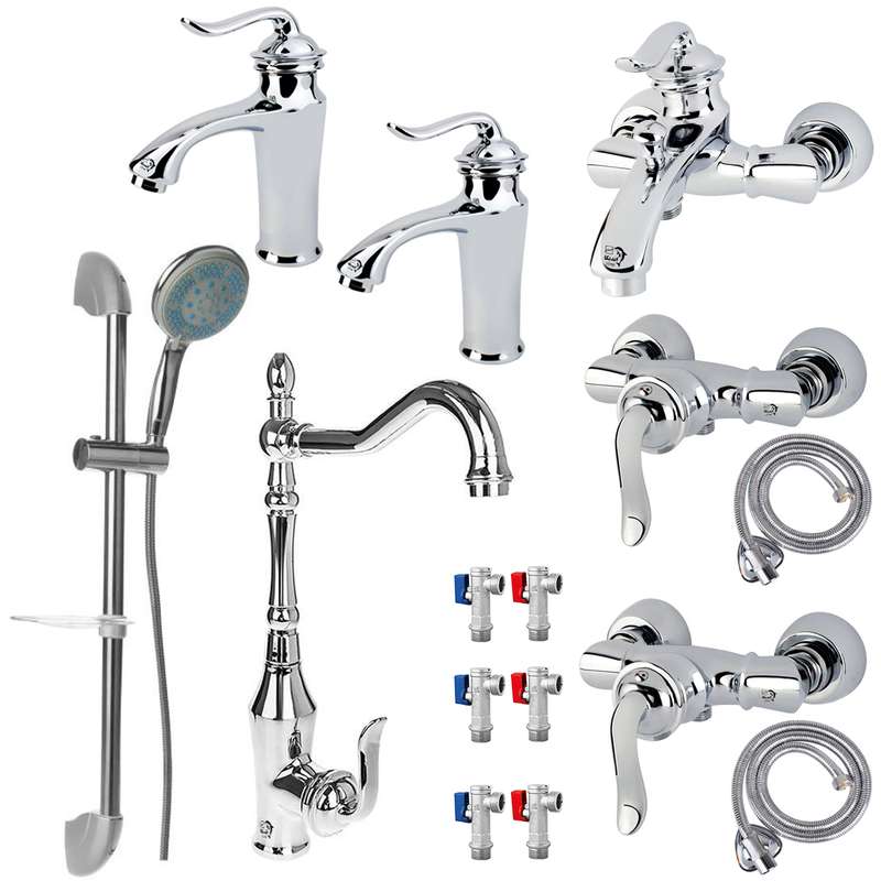 ست شیرآلات اندیکا مدل بامبو BACY15 مجموعه 15 عددی ست شیرآلات اندیکا مدل بامبو BACY15 مجموعه 15 عددی