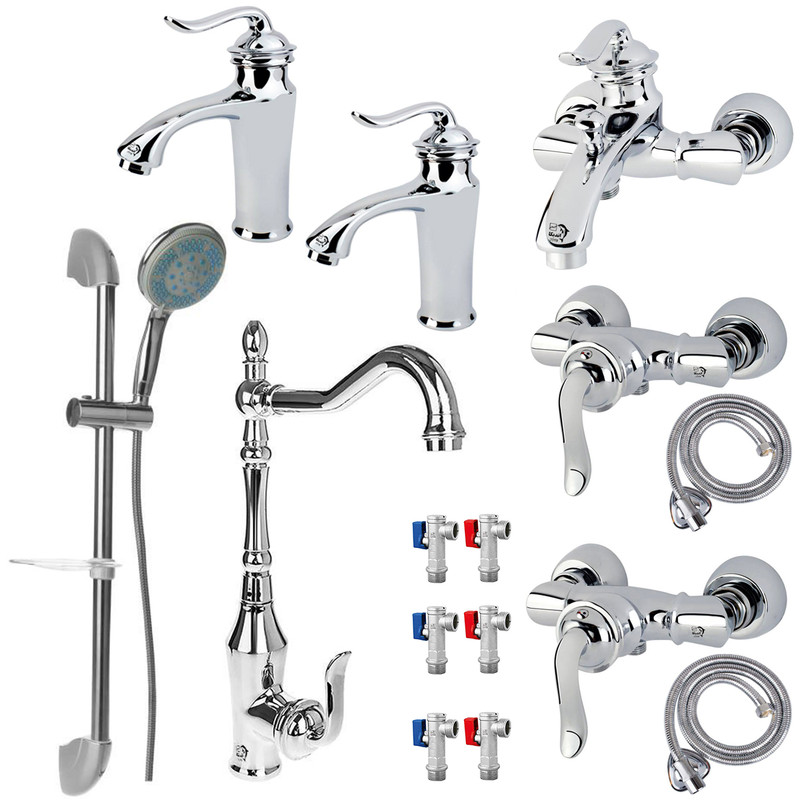 ست شیرآلات اندیکا مدل بامبو BACY15 مجموعه 15 عددی ست شیرآلات اندیکا مدل بامبو BACY15 مجموعه 15 عددی