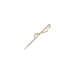 گوشواره سوزنی طلا 18 عیار زنانه گلدم مدل E2310002 
