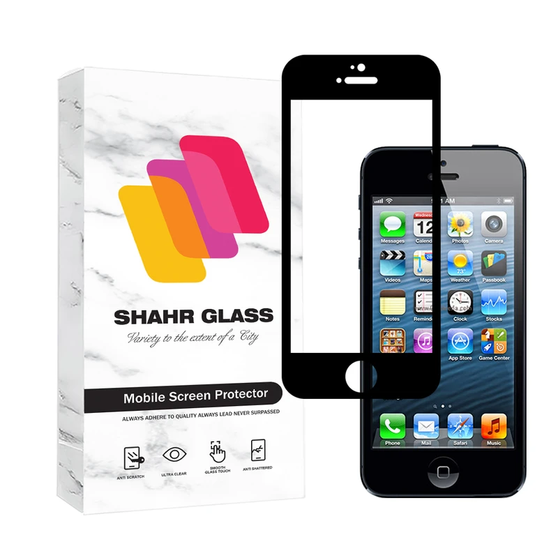 محافظ صفحه نمایش شهر گلس مدل CRMSNWSH مناسب برای گوشی موبایل اپل iPhone 5s / SE 2016