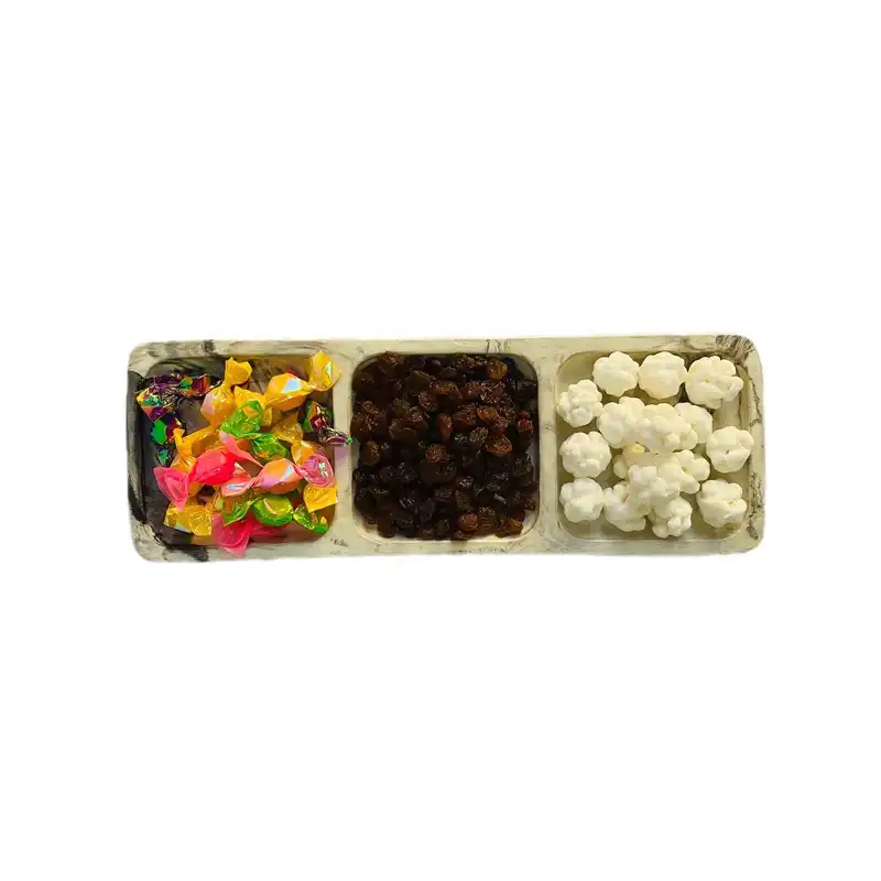 ظرف اردو خوری سنگی مدل سه خانه 001