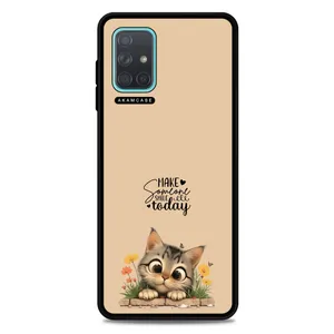 AKAM AMC-WSGA71-ANIMALS QOUTES-18 Cover For Samsung Galaxy A71