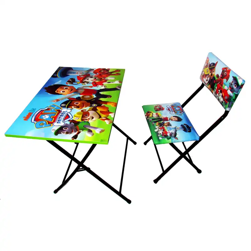 ست میز تحریر و صندلی میزیمو مدل سگ های نگهبان کد 216