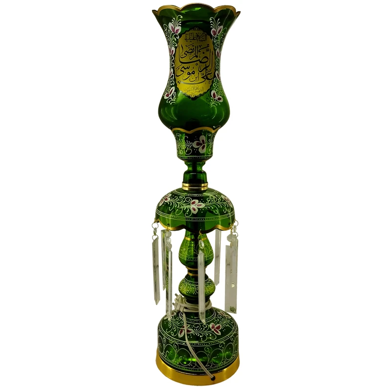 شمعدان مدل لاله طرح السلام علیک یا علی بن موسی الرضا ع کد 103225