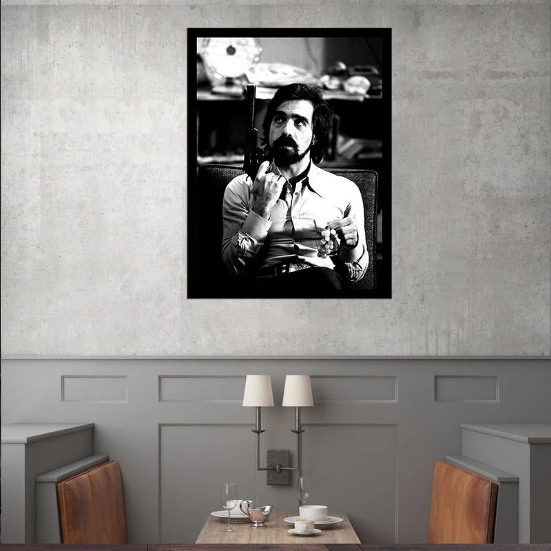 تابلو بکلیت طرح مشاهیر سینما جهان مارتین اسکورسیزی مدل قاب شاسی B-S9749