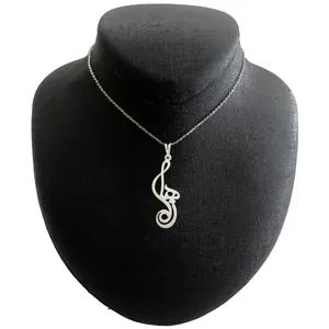 گردنبند نقره زنانه مدل زهرا کد G-49