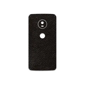 MAHOOT Dark-Brown-Leather Cover Sticker for Motorola Moto G5