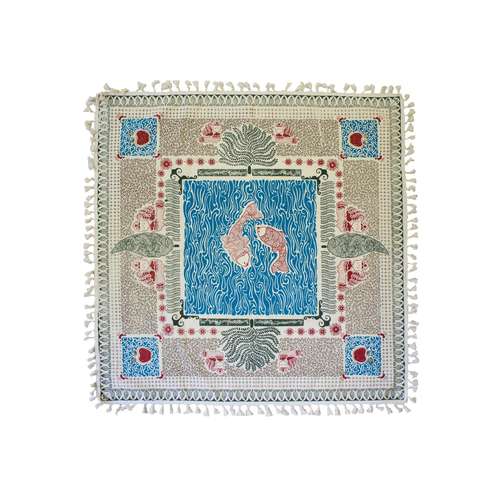 سفره 4 نفره طرح بانوی آب کد 103002