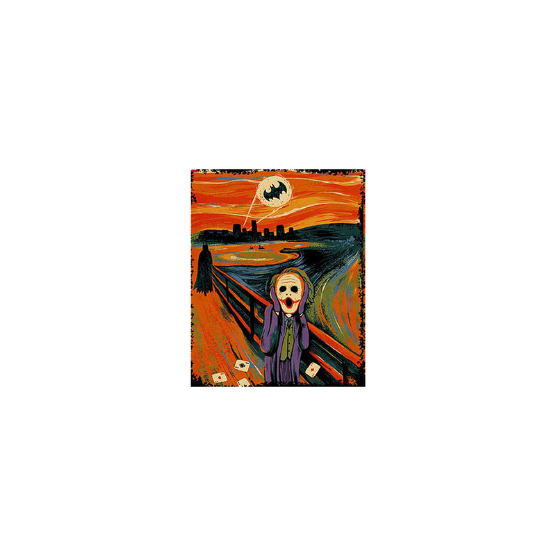 استیکر تزئینی موبایل و تبلت لولو مدل BATMAN و JOKER کد 300