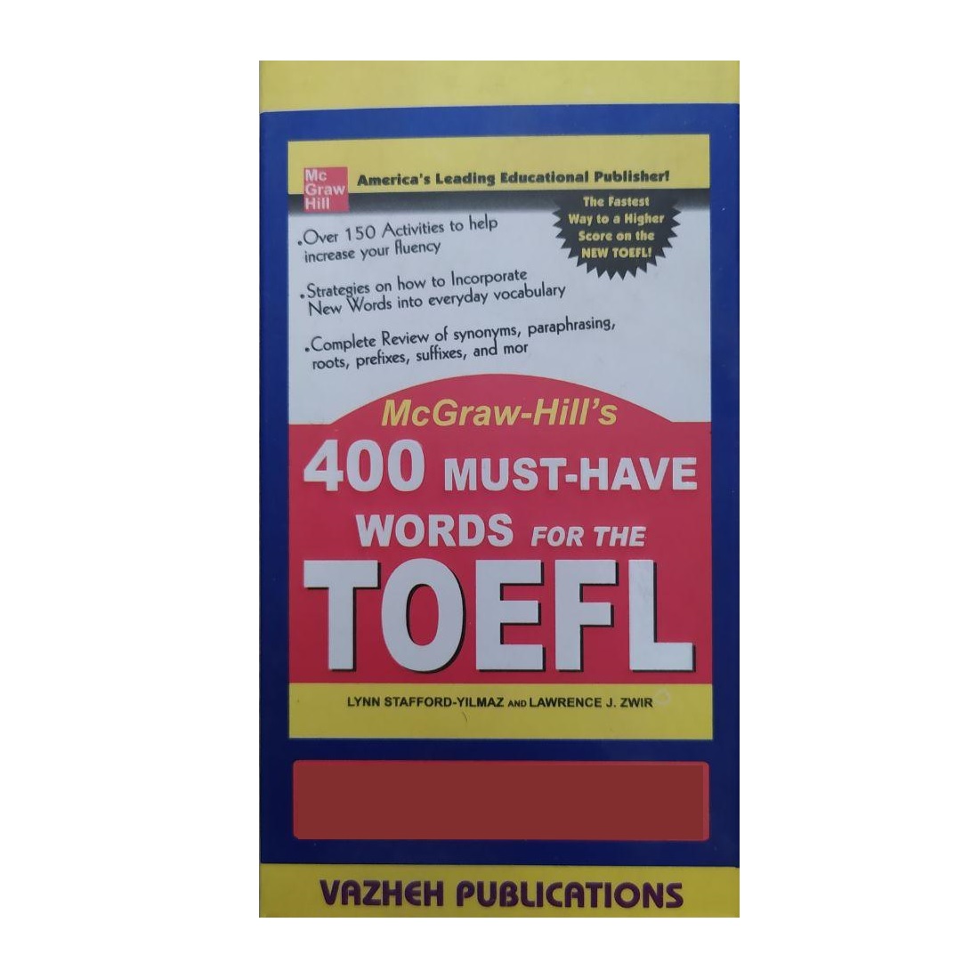 فلش کارت 400 MUST-HAVE WORDS FOR THE TOEFL نشر واژه