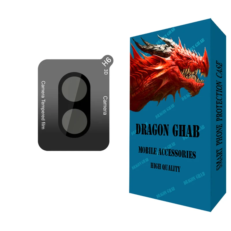 محافظ لنز دوربین دراگون قاب مدل 3D مناسب برای گوشی موبایل سامسونگ Galaxy Z Flip4