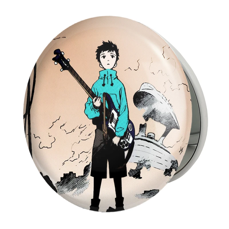 آینه جیبی خندالو طرح ناندبا انیمه فولی کولی Fooly Cooly مدل تاشو کد 23544 