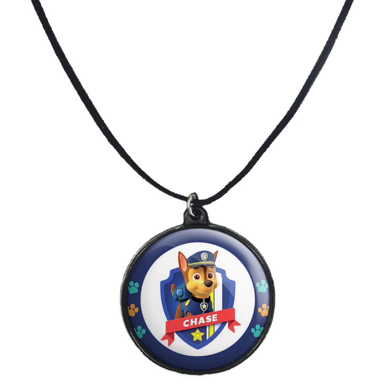 گردنبند پرمانه طرح سگ های نگهبان کد pmb.205 مدل دو طرفه