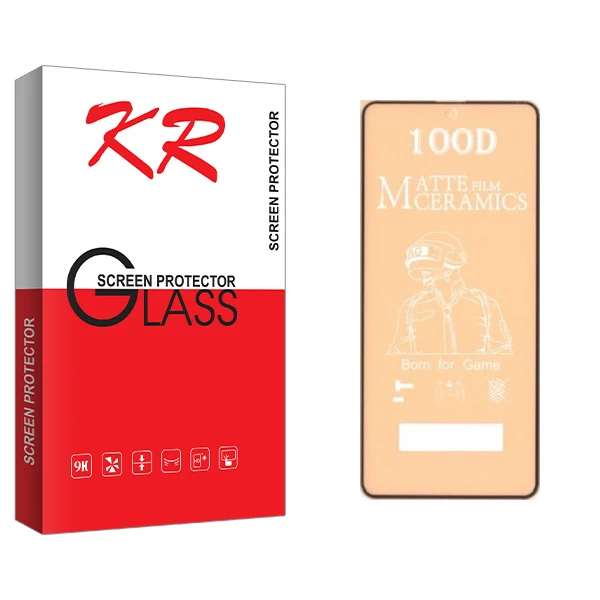 محافظ صفحه نمایش مات کی آر مدل +HD مناسب برای گوشی موبایل شیائومی NOTE 9S
