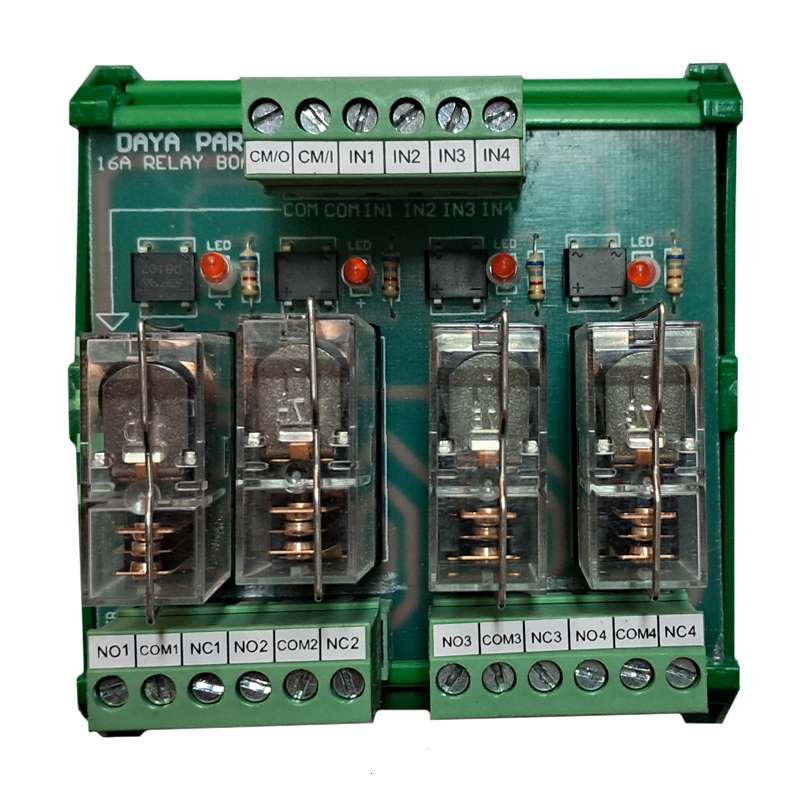 کارت رله 4 کانال دایاپارتس مدل DCR04V1 کارت رله 4 کانال دایاپارتس مدل DCR04V1