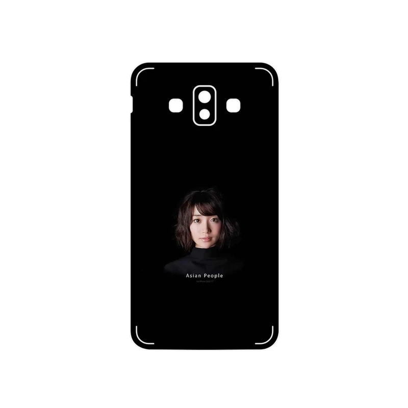برچسب پوششی ماهوت مدل Portrait of an Asian Woman مناسب برای گوشی موبایل سامسونگ Galaxy J7 Duo