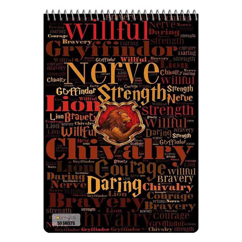 دفتر نقاشی 50 برگ سیمی کارنیکا طرح هری پاتر Harry Potter کد 10477