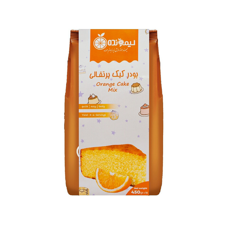 پودر کیک پرتقالی لیمونده - 450 گرم