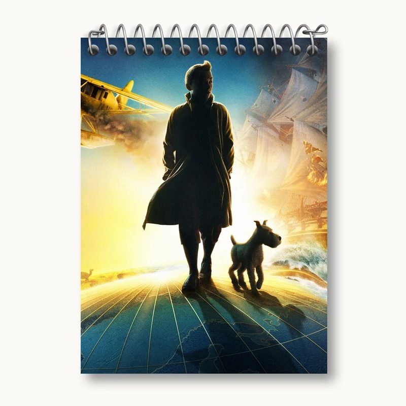 دفتر یادداشت 50 برگ خندالو مدل ماجراهای تن تن کد 27985