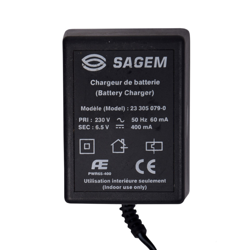 آداپتور 6.5 ولت 400 میلی آمپر ساجم مدل 23305 آداپتور 6.5 ولت 400 میلی آمپر ساجم مدل 23305