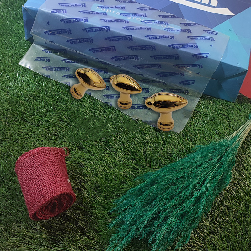 دستگیره کابینت کپران مدل تک پیچ مدرن831 بسته 10 عددی