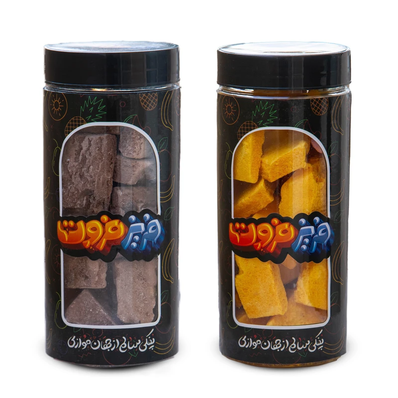 بستنی خشک کاکائویی و انبه پفکی فریزفروت - 320 گرم بسته 2 عددی