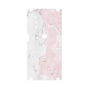 MAHOOT Blanco_Pink_Marble-FullSkin Cover Sticker for Motorola Moto G51 5G