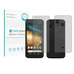 Rockspace HyMTT model matt screen protector suitable for Caterpillar S62 mobile phone with back protector