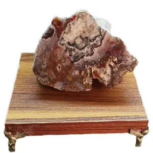 سنگ راف عقیق مدل شجر پایه دار کدSP1