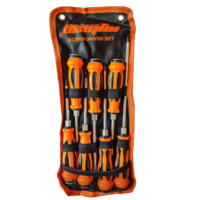 پیچ گوشتی ضربه خور بی اس ام هاش اس مدل TRD-07K بسته 7 عددی