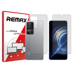 Remax Resistant model transparent screen protector suitable for Xiaomi Redmi K50 mobile phone along with the back protector