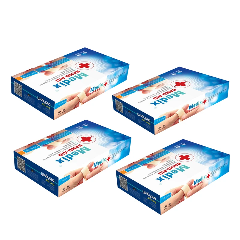 چسب زخم مدیکس مدل Hypoallergic چهار بسته 100 عددی چسب زخم مدیکس مدل Hypoallergic چهار بسته 100 عددی