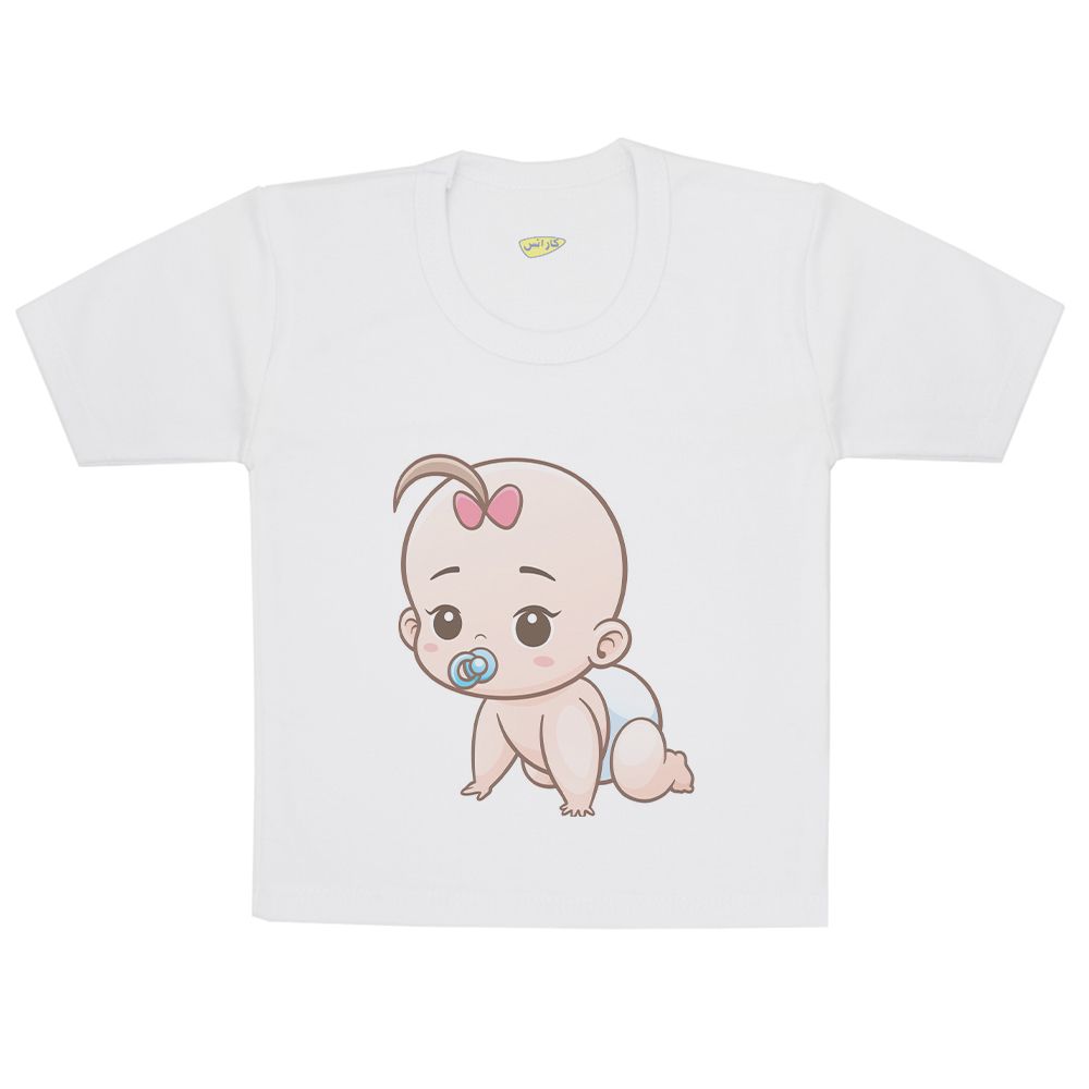 تی شرت آستین کوتاه نوزادی کارانس مدل TSB-3016 -  - 1