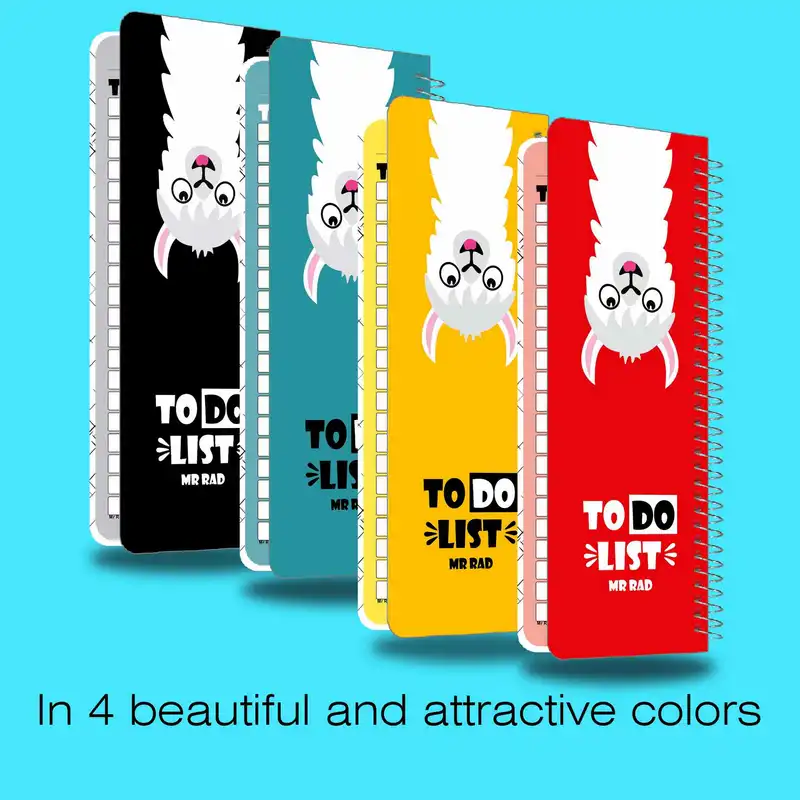 دفترچه یادداشت مستر راد مدل to do list طرح لاما کد 1661