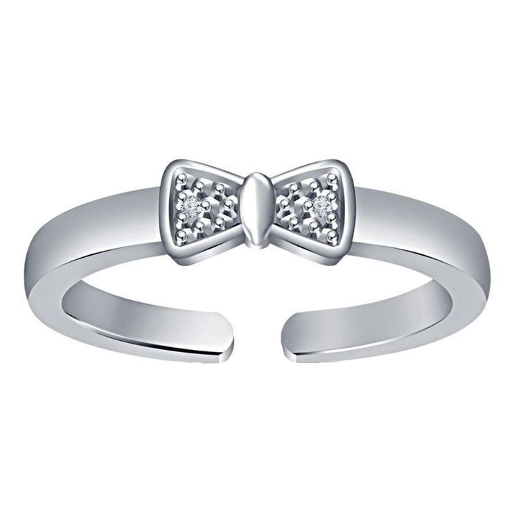 انگشتر نقره زنانه قیراط طرح پاپییون کد GH4292 انگشتر نقره زنانه قیراط طرح پاپییون کد GH4292