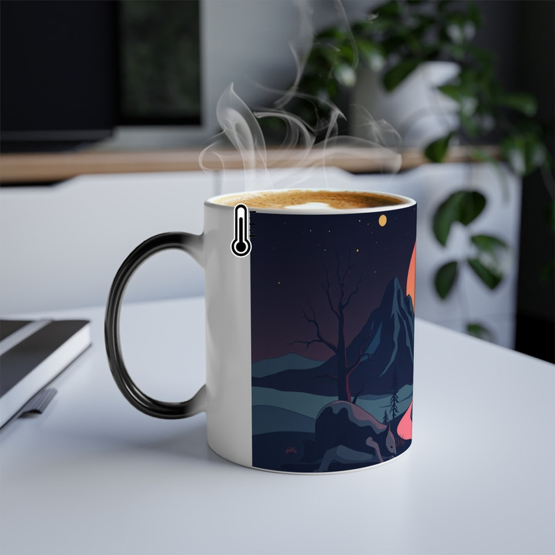 ماگ حرارتی مدل منظره شب